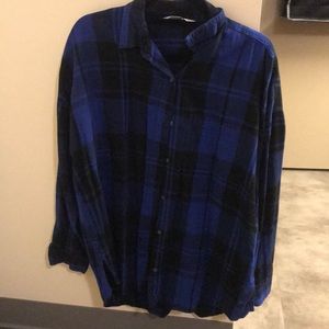 Black and Blue flannel